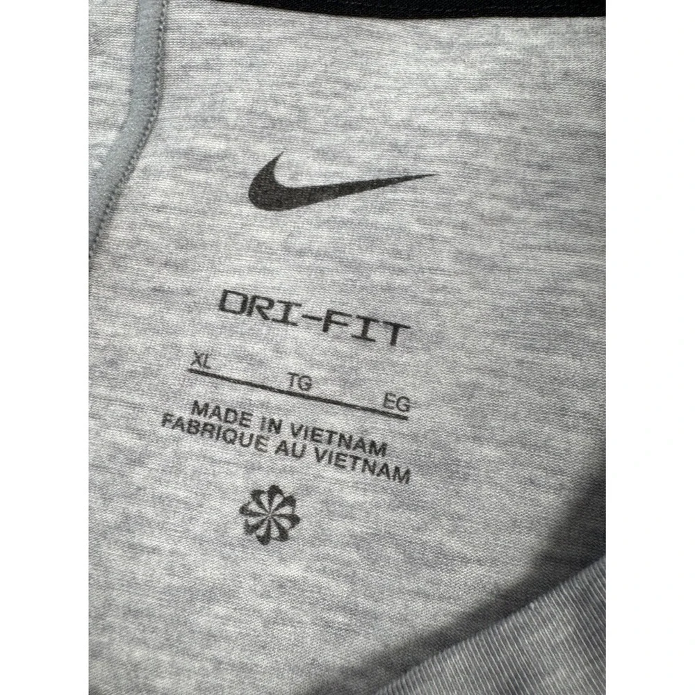 Nike Dri Fit Womens T-Shirts - Lot Of 2 -‎ ECNL Mom And Solid Gray Swoosh L / XL - Picture 10 of 13